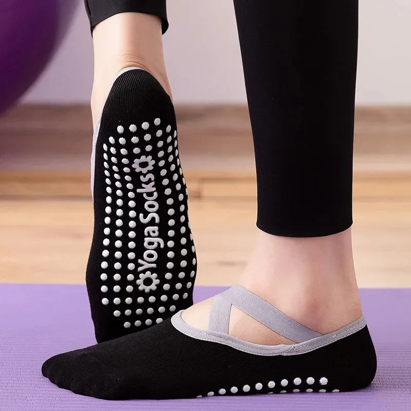 Professional Women Yoga Socks Silicone Anti-slip Ballet