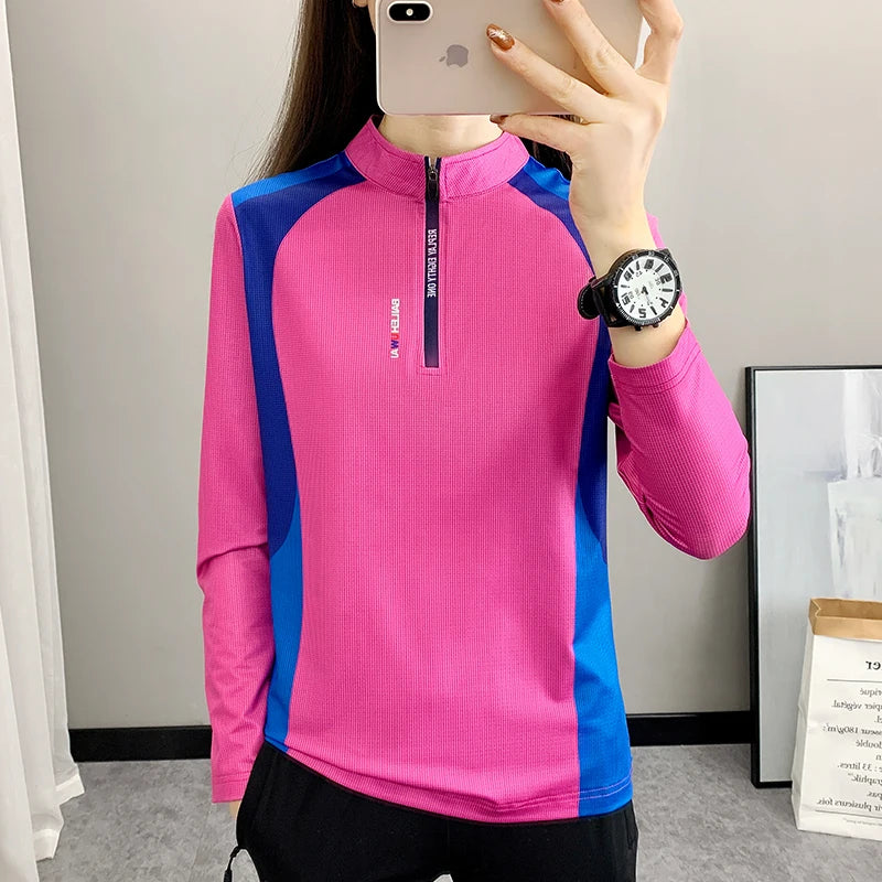 T-Shirt for Female Breathable Outdoor Sweatshirt