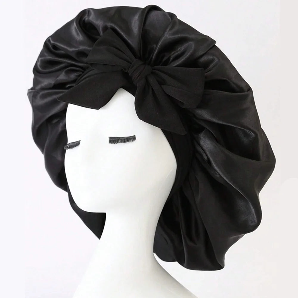 &quot;Ultra-Soft Bonnet Silk: The Perfect Sleep Companion for Your Hair&quot; For Women Men