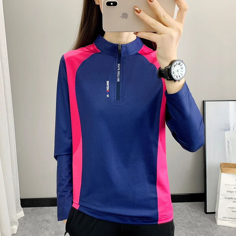 T-Shirt for Female Breathable Outdoor Sweatshirt