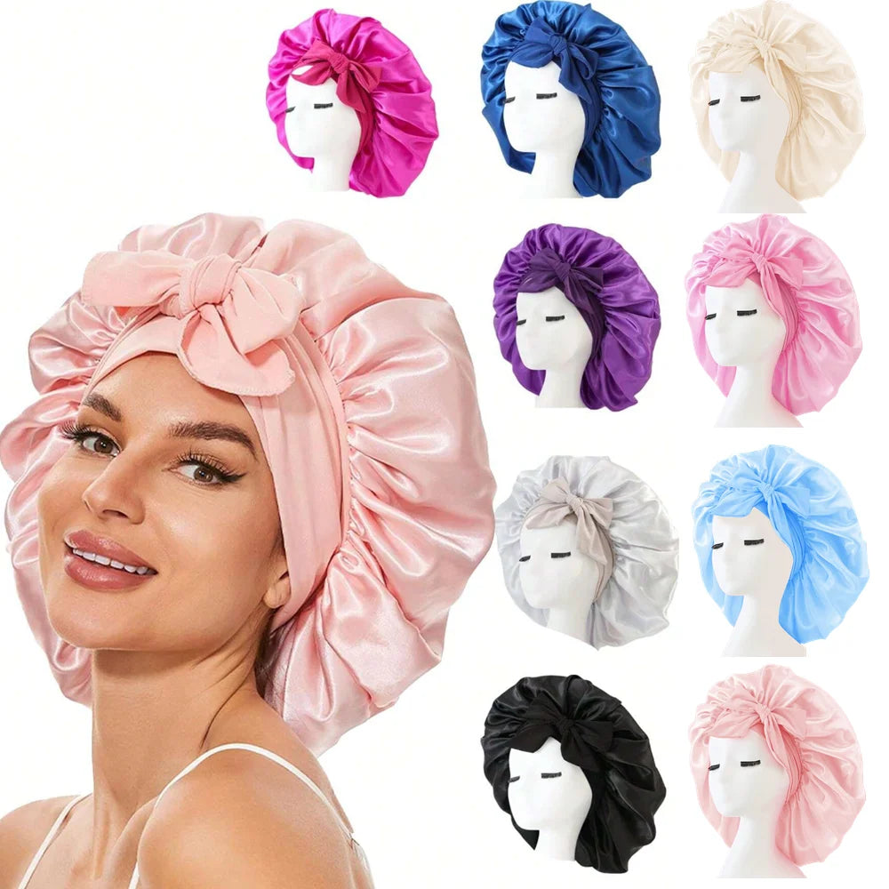 &quot;Ultra-Soft Bonnet Silk: The Perfect Sleep Companion for Your Hair&quot; For Women Men