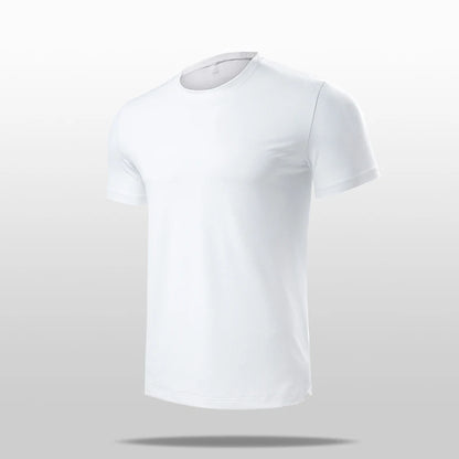 T-shirt Male quick-dry running Workout Tees Tops Men clothing