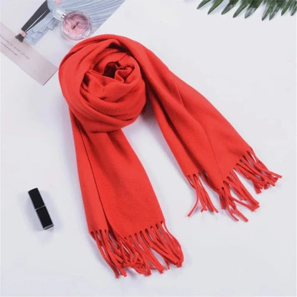 Winter Fall Warm Scarf Big Tartan Scarves Wrap Shawl Classical Tassels