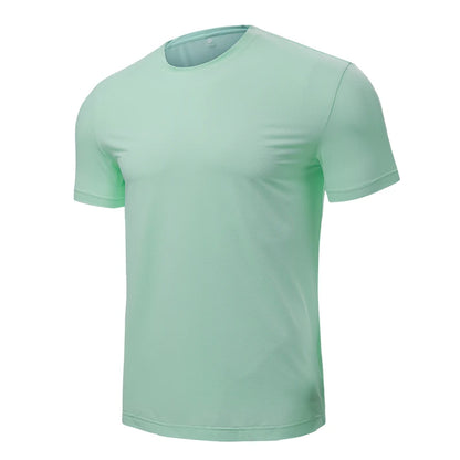 T-shirt Male quick-dry running Workout Tees Tops Men clothing