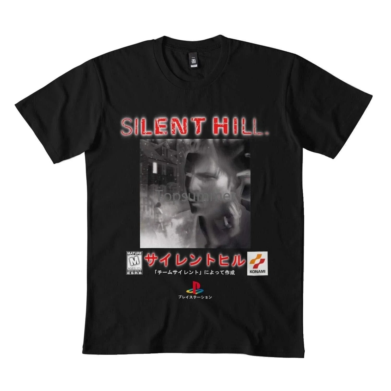 Silent Hill 1 Cover Art Design Dmn T-Shirt Hoodie 