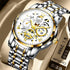 Watch for Men Trendy High End Light Luxury Versatile Quartz Wristwatches Waterproof Roman Hollow Male&